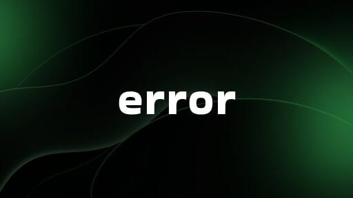 error