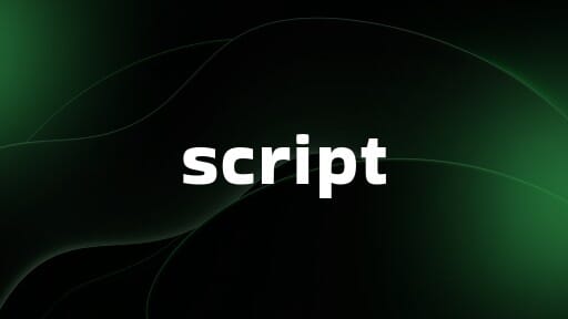 script